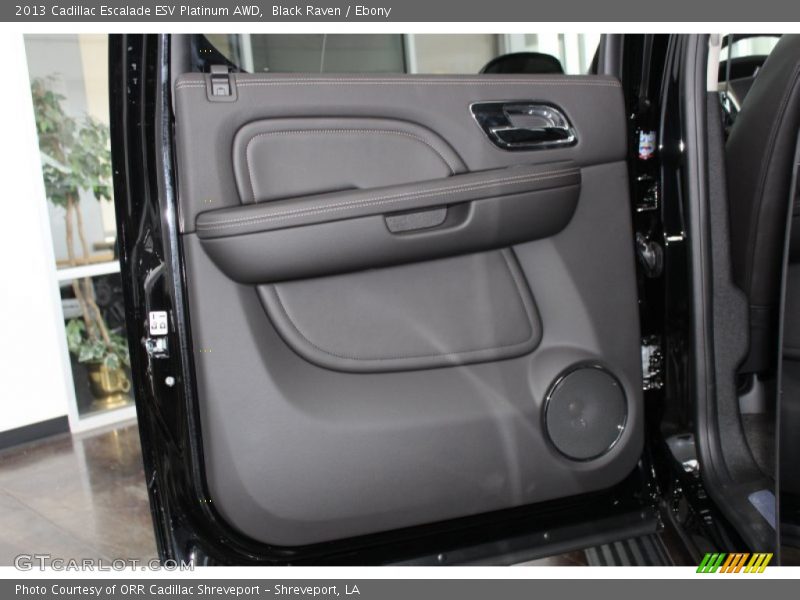 Black Raven / Ebony 2013 Cadillac Escalade ESV Platinum AWD