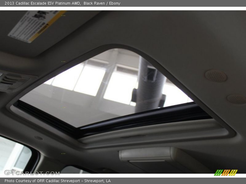Black Raven / Ebony 2013 Cadillac Escalade ESV Platinum AWD