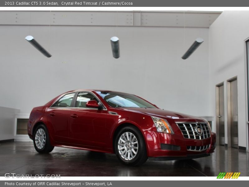 Crystal Red Tintcoat / Cashmere/Cocoa 2013 Cadillac CTS 3.0 Sedan