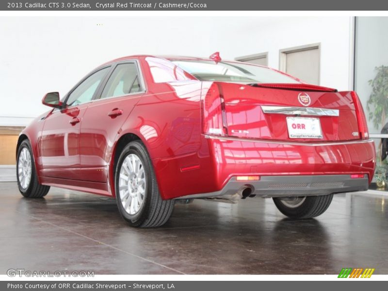 Crystal Red Tintcoat / Cashmere/Cocoa 2013 Cadillac CTS 3.0 Sedan
