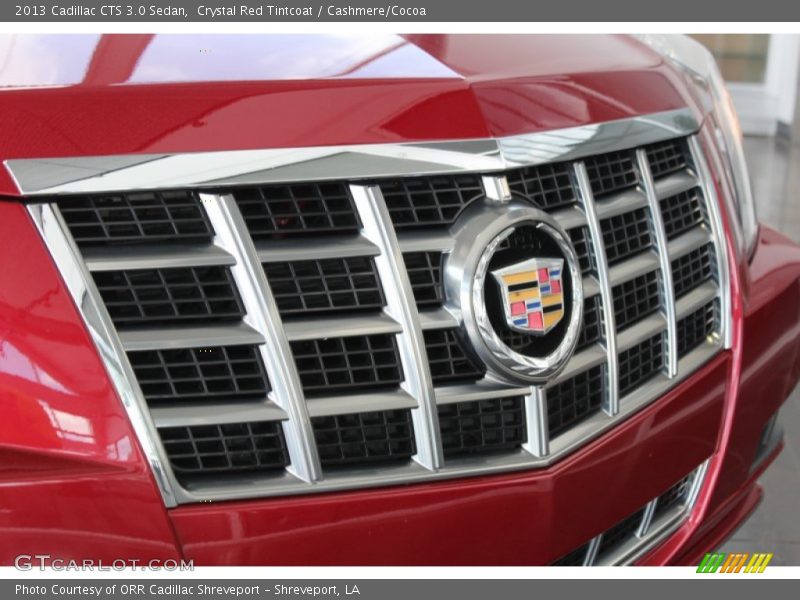 Crystal Red Tintcoat / Cashmere/Cocoa 2013 Cadillac CTS 3.0 Sedan