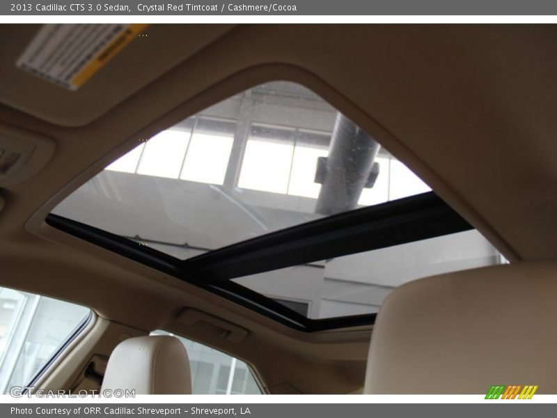 Crystal Red Tintcoat / Cashmere/Cocoa 2013 Cadillac CTS 3.0 Sedan