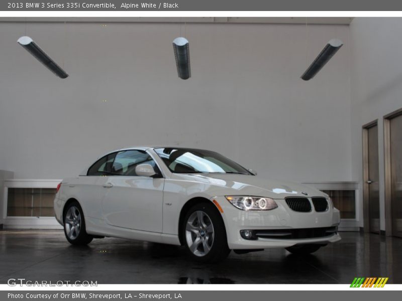 Alpine White / Black 2013 BMW 3 Series 335i Convertible