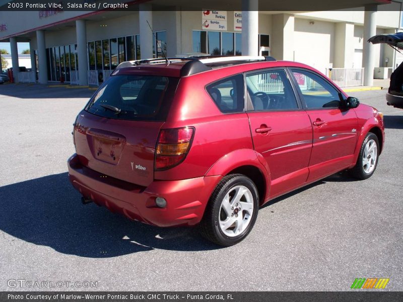 Salsa Red / Graphite 2003 Pontiac Vibe