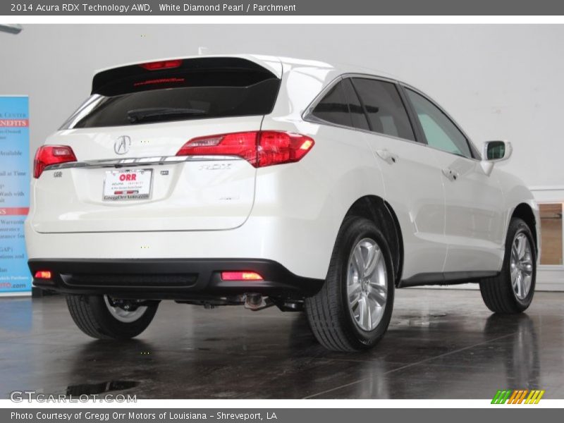 White Diamond Pearl / Parchment 2014 Acura RDX Technology AWD