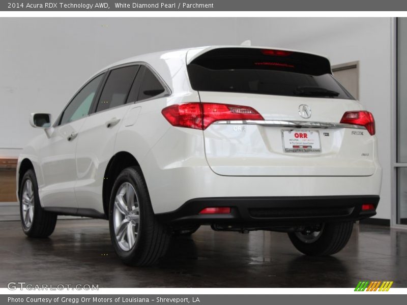 White Diamond Pearl / Parchment 2014 Acura RDX Technology AWD