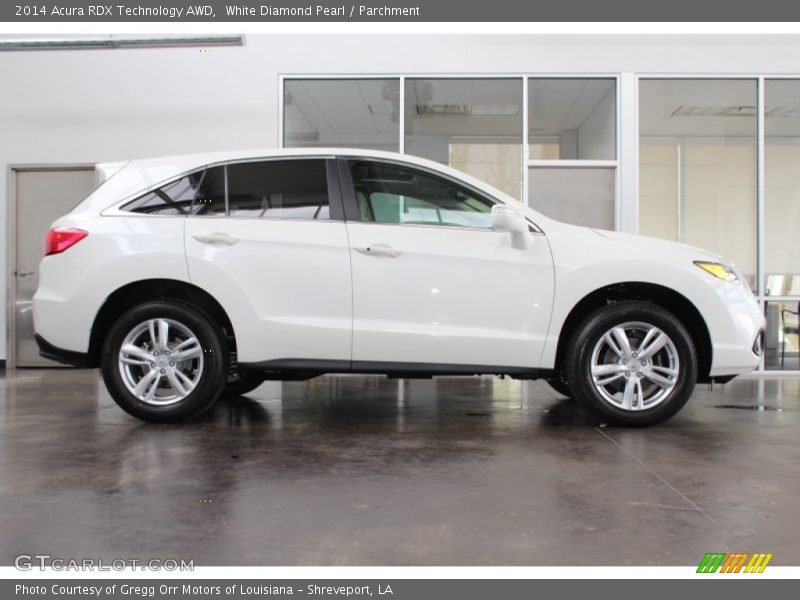 White Diamond Pearl / Parchment 2014 Acura RDX Technology AWD