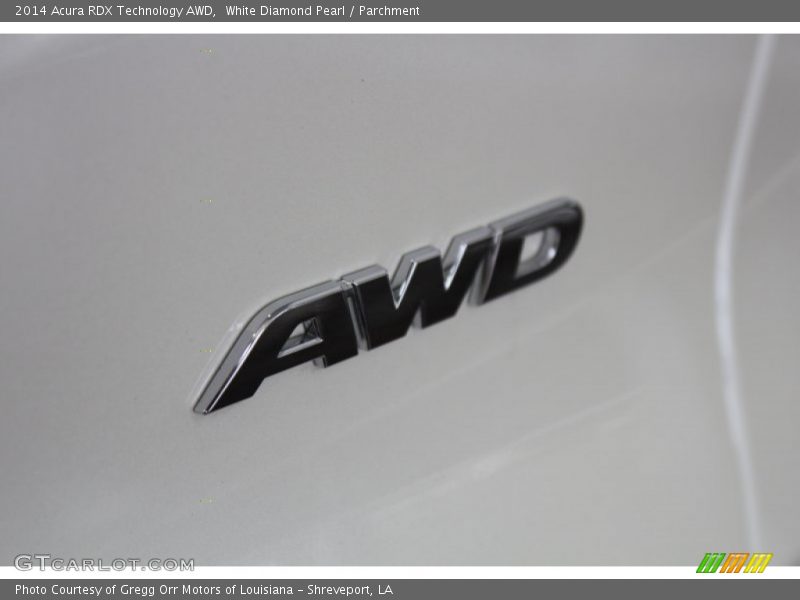 White Diamond Pearl / Parchment 2014 Acura RDX Technology AWD