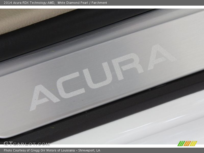 White Diamond Pearl / Parchment 2014 Acura RDX Technology AWD