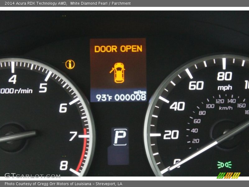 White Diamond Pearl / Parchment 2014 Acura RDX Technology AWD