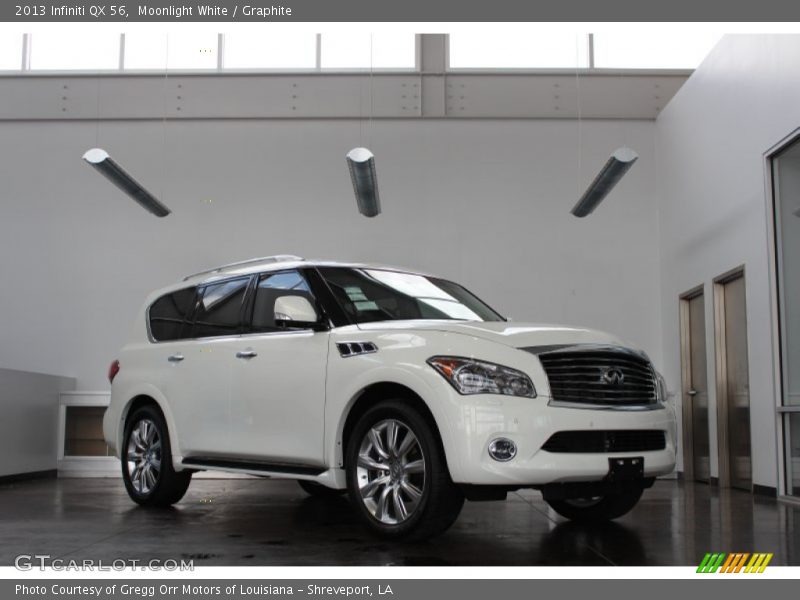 Moonlight White / Graphite 2013 Infiniti QX 56