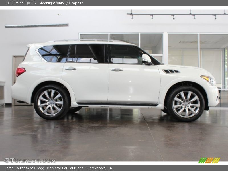 Moonlight White / Graphite 2013 Infiniti QX 56