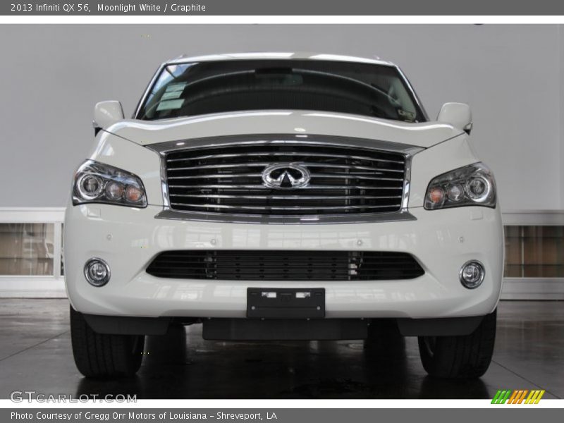 Moonlight White / Graphite 2013 Infiniti QX 56