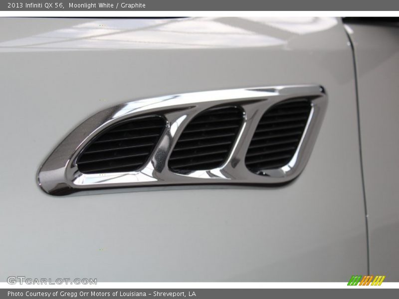 Moonlight White / Graphite 2013 Infiniti QX 56