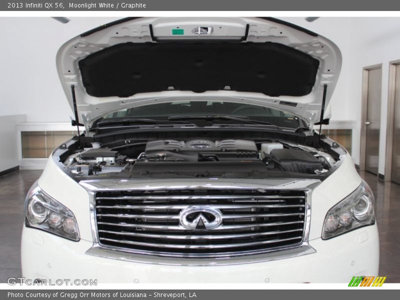 Moonlight White / Graphite 2013 Infiniti QX 56