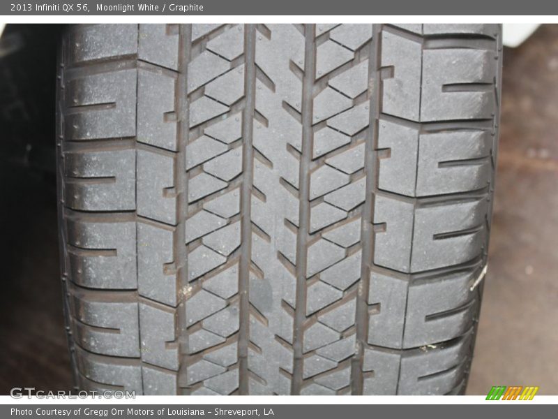 Moonlight White / Graphite 2013 Infiniti QX 56