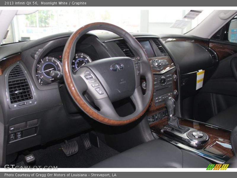 Dashboard of 2013 QX 56