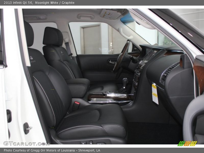 Moonlight White / Graphite 2013 Infiniti QX 56