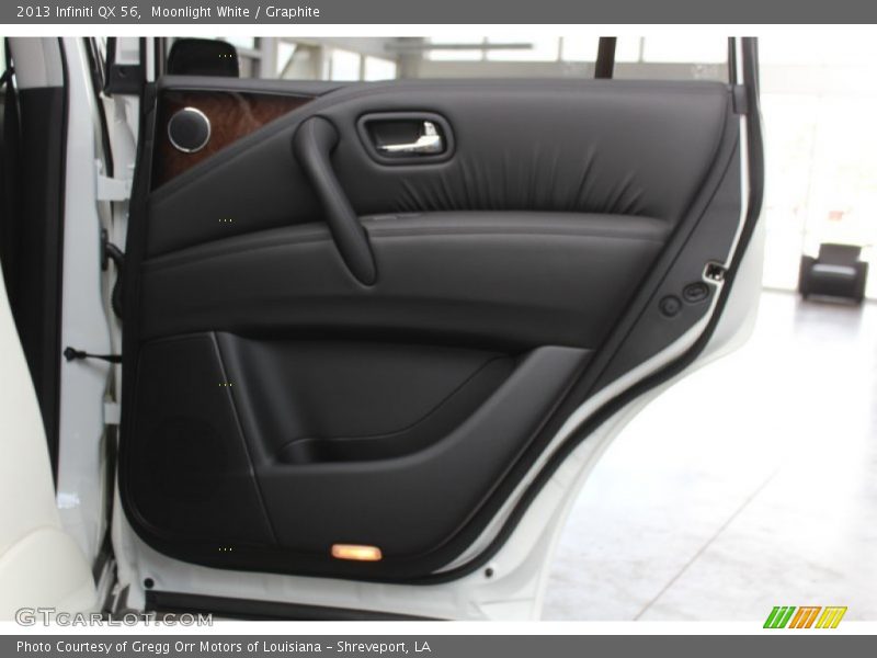 Moonlight White / Graphite 2013 Infiniti QX 56