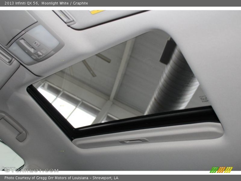 Moonlight White / Graphite 2013 Infiniti QX 56