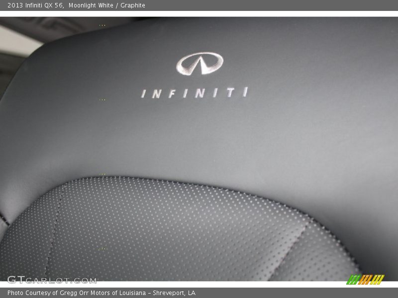 Moonlight White / Graphite 2013 Infiniti QX 56