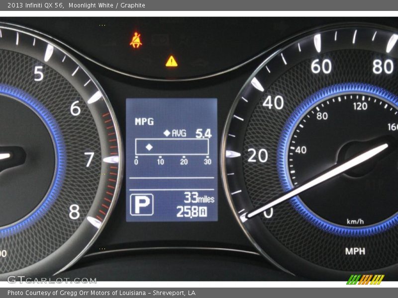  2013 QX 56 56 Gauges