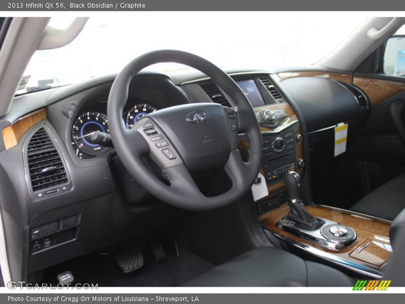 Black Obsidian / Graphite 2013 Infiniti QX 56