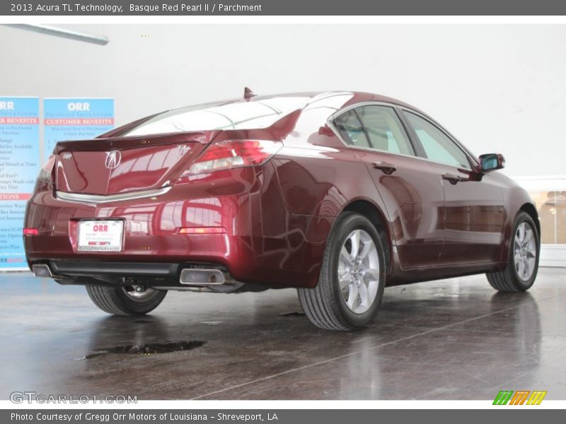 Basque Red Pearl II / Parchment 2013 Acura TL Technology