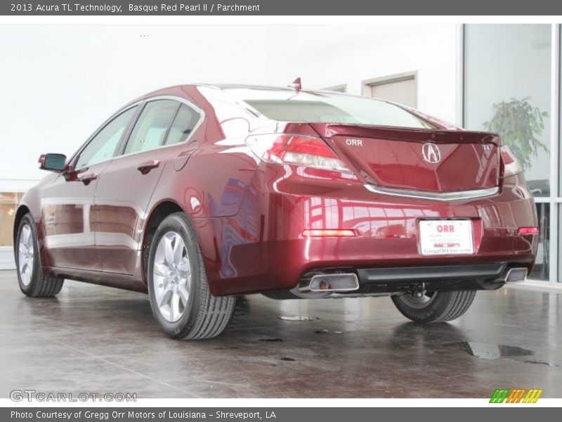 Basque Red Pearl II / Parchment 2013 Acura TL Technology