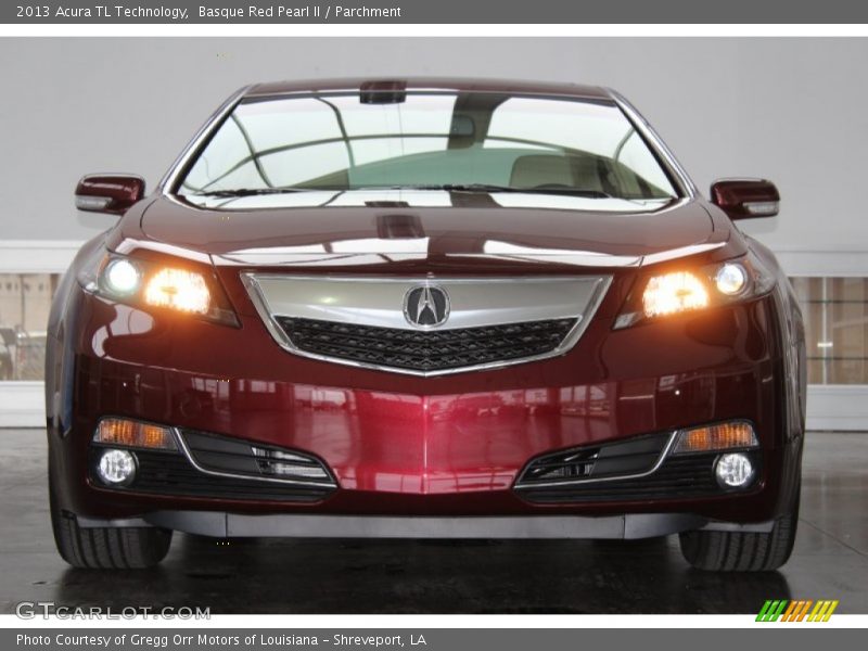 Basque Red Pearl II / Parchment 2013 Acura TL Technology