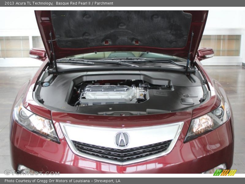 Basque Red Pearl II / Parchment 2013 Acura TL Technology