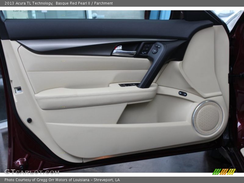 Basque Red Pearl II / Parchment 2013 Acura TL Technology