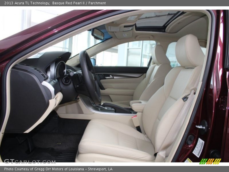 Front Seat of 2013 TL Technology
