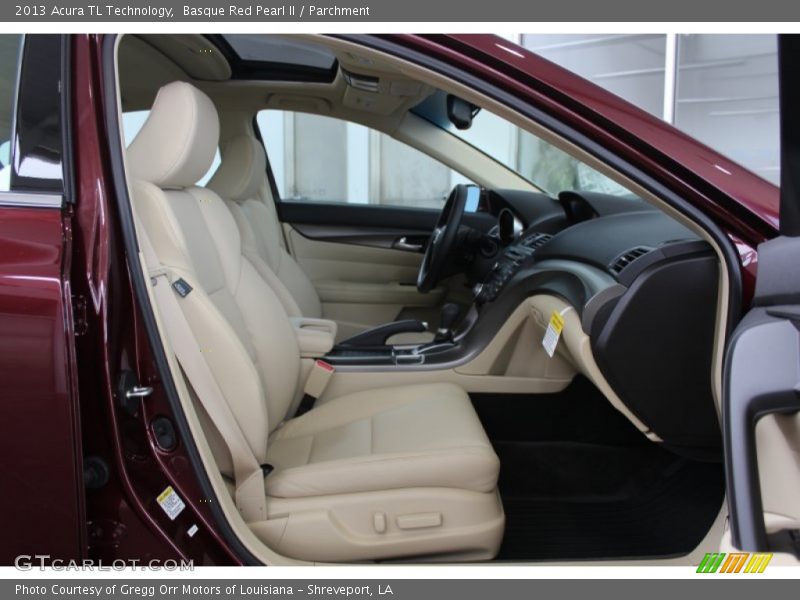 Basque Red Pearl II / Parchment 2013 Acura TL Technology