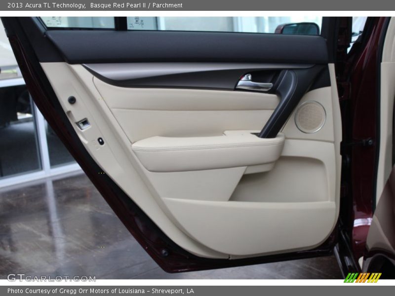 Basque Red Pearl II / Parchment 2013 Acura TL Technology
