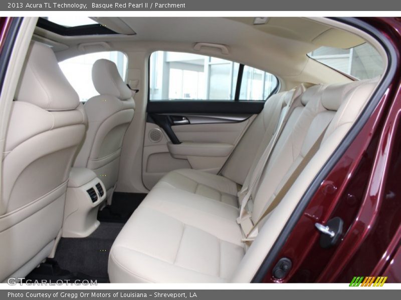Basque Red Pearl II / Parchment 2013 Acura TL Technology