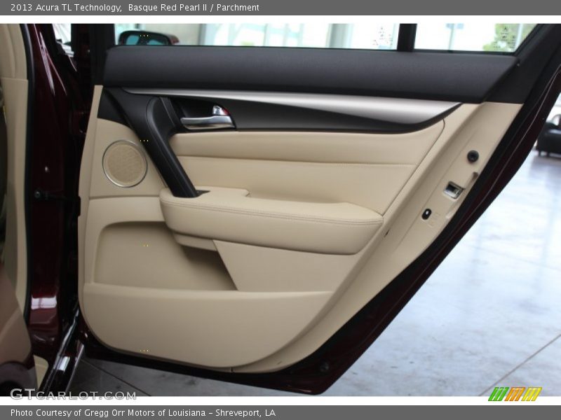 Basque Red Pearl II / Parchment 2013 Acura TL Technology