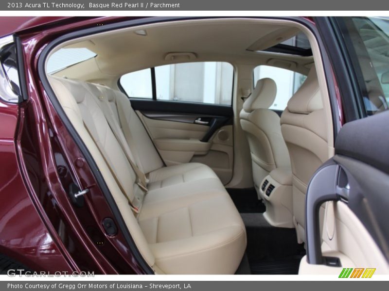 Rear Seat of 2013 TL Technology