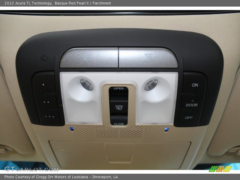 Basque Red Pearl II / Parchment 2013 Acura TL Technology