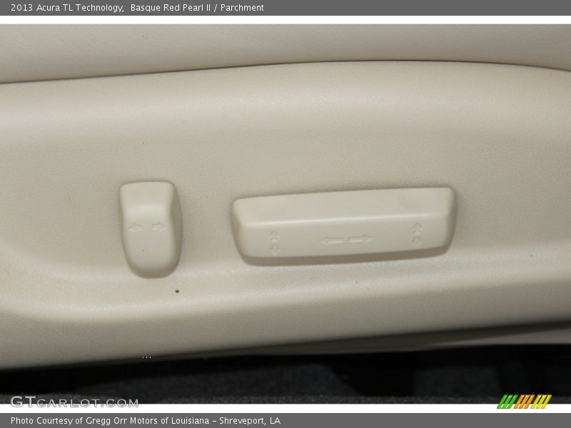Basque Red Pearl II / Parchment 2013 Acura TL Technology