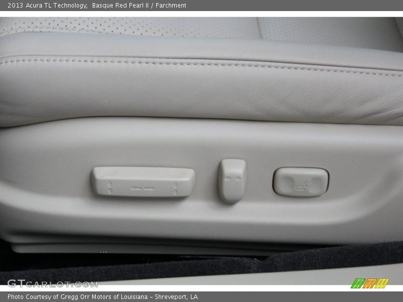 Basque Red Pearl II / Parchment 2013 Acura TL Technology
