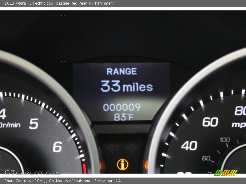 Basque Red Pearl II / Parchment 2013 Acura TL Technology