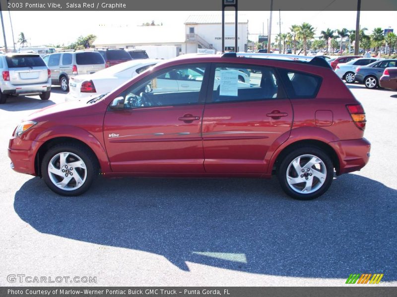 Salsa Red / Graphite 2003 Pontiac Vibe