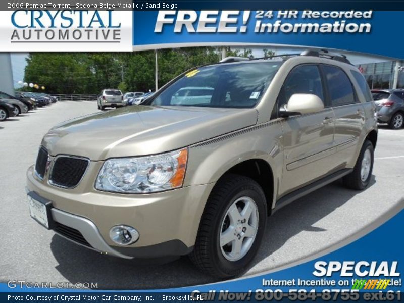 Sedona Beige Metallic / Sand Beige 2006 Pontiac Torrent