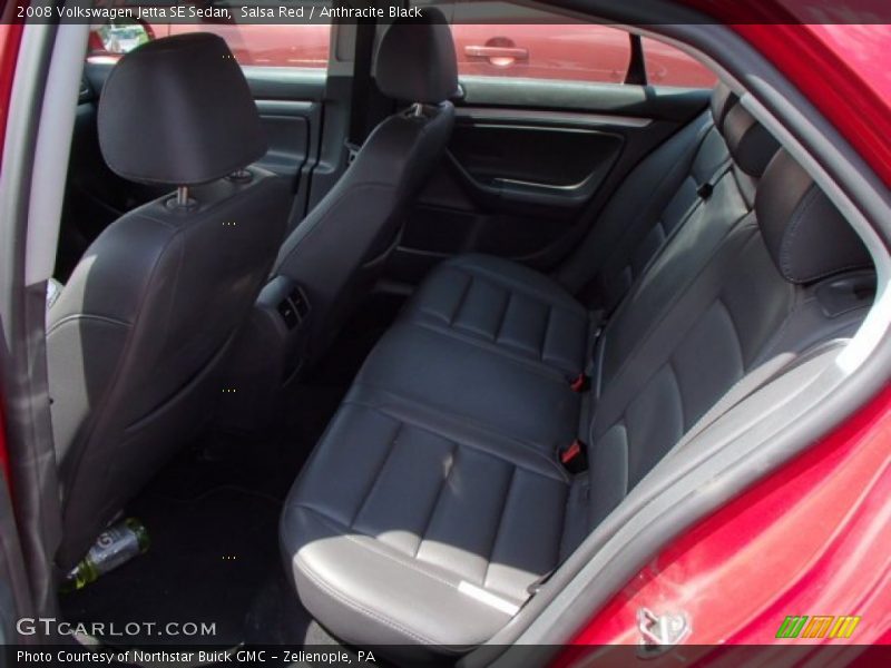 Salsa Red / Anthracite Black 2008 Volkswagen Jetta SE Sedan