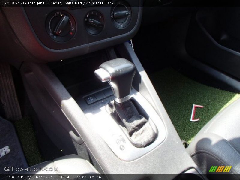 Salsa Red / Anthracite Black 2008 Volkswagen Jetta SE Sedan