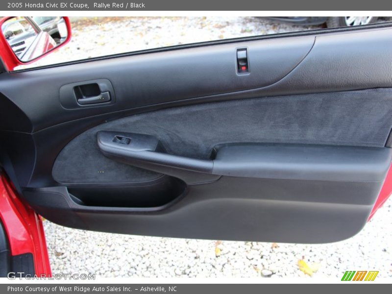 Rallye Red / Black 2005 Honda Civic EX Coupe