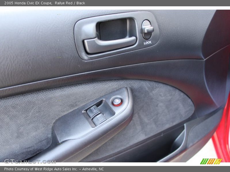 Rallye Red / Black 2005 Honda Civic EX Coupe