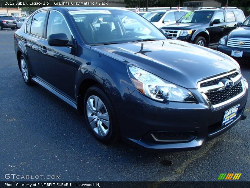 Graphite Gray Metallic / Black 2013 Subaru Legacy 2.5i