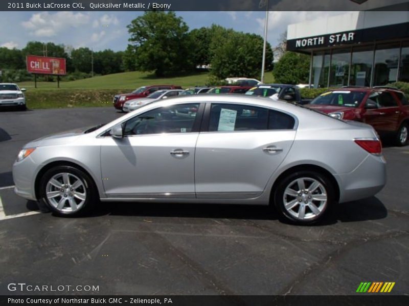 Quicksilver Metallic / Ebony 2011 Buick LaCrosse CXL